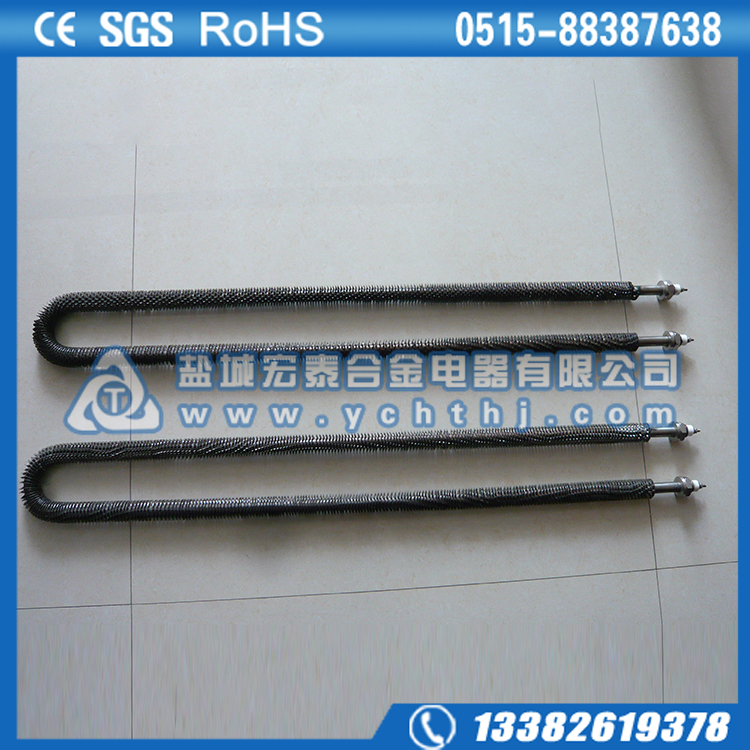 风道加热散热片电热管