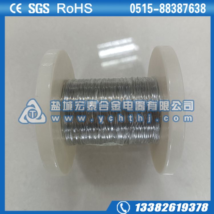 电阻器焊接康铜丝